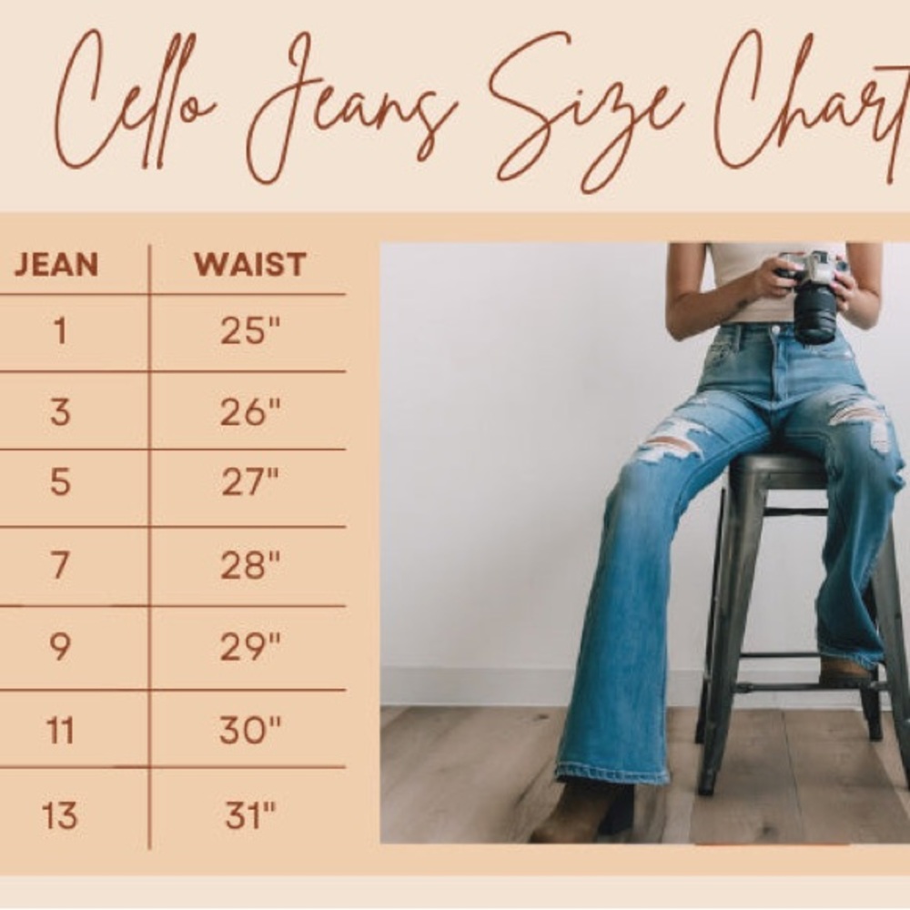 New Cello Jeans Slim Fit Boyfriend Distressed - Picture 14 of 14